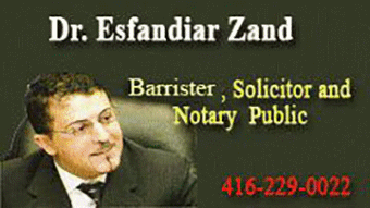 Dr. Esfandiar Zand/ Essi Zand